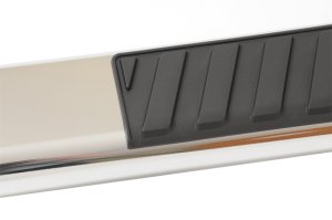 GMC Full Size Truck Side Steps - Dee Zee - 6 In Oval - Stainless Steel - `99-`23